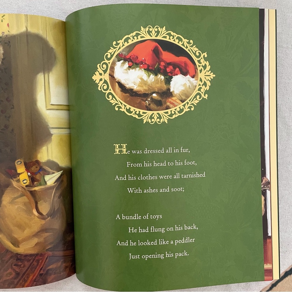 The Night Before Christmas Soft Covered Book Great Illustrations A Must Have - Picture 4 of 8
